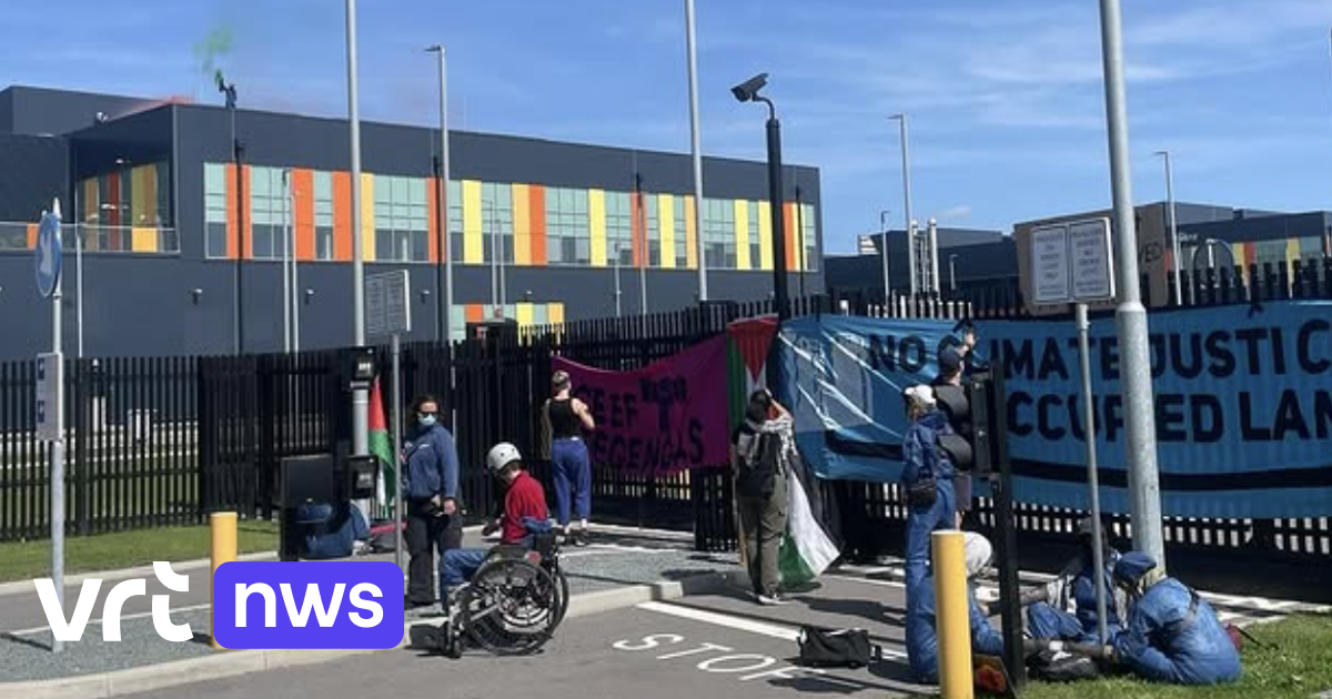 Actiegroep protesteert bij Microsoft-datacentrum in Nederland tegen Israëlische afluisterdata