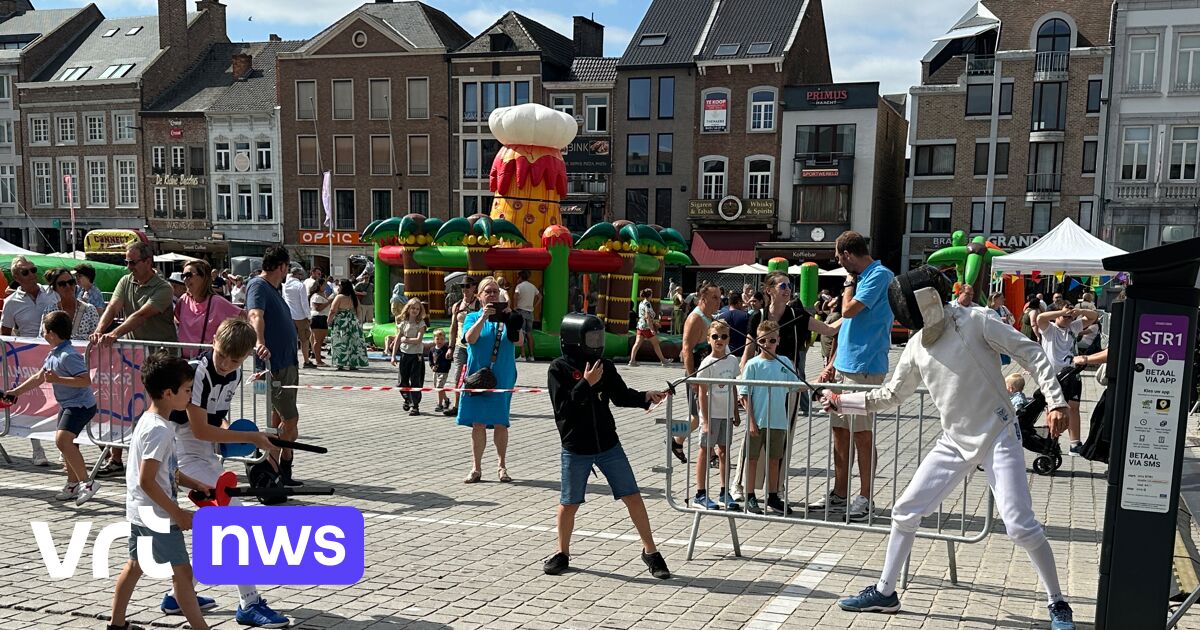 Spectaculaire Ballonlancering en Sportpret op de Grote Markt van Sint-Truiden!