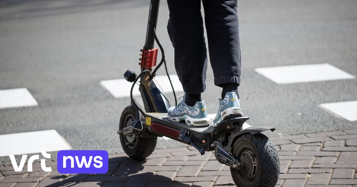 Politie Heusden-Zolder betrapt gebruiker van e-step die 75 km per uur reed