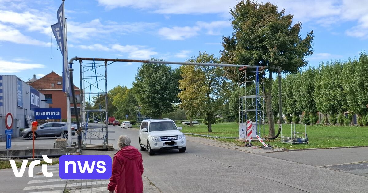 Grondwater bouwput in Zelzate moet naar kanaal afgevoerd worden via bovengrondse leiding van ruim ki