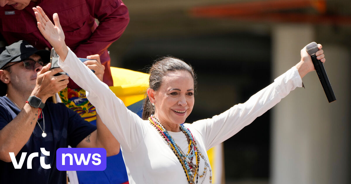 "Moedige en toegewijde kampioen van de vrede": oppositieleider María