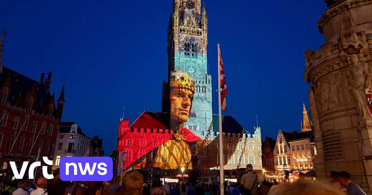 Bruges Belfry light show returns in July projecting a new story!