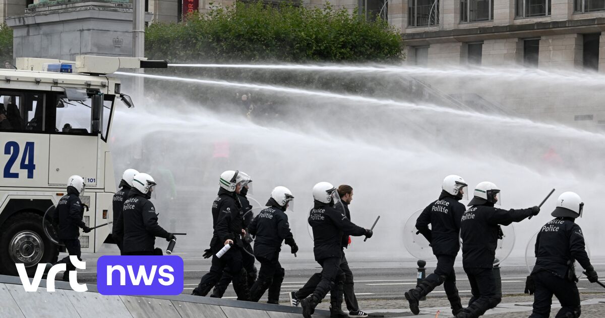 Five people arrested following violence and vandalism in the margins of Tuesday’s demonstration
