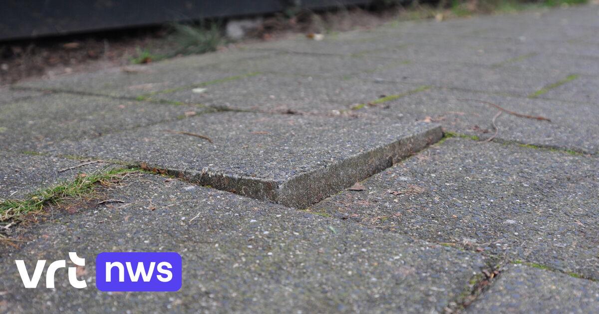 Gemiddeld 2 meldingen per dag over kapotte voetpaden in Gent: