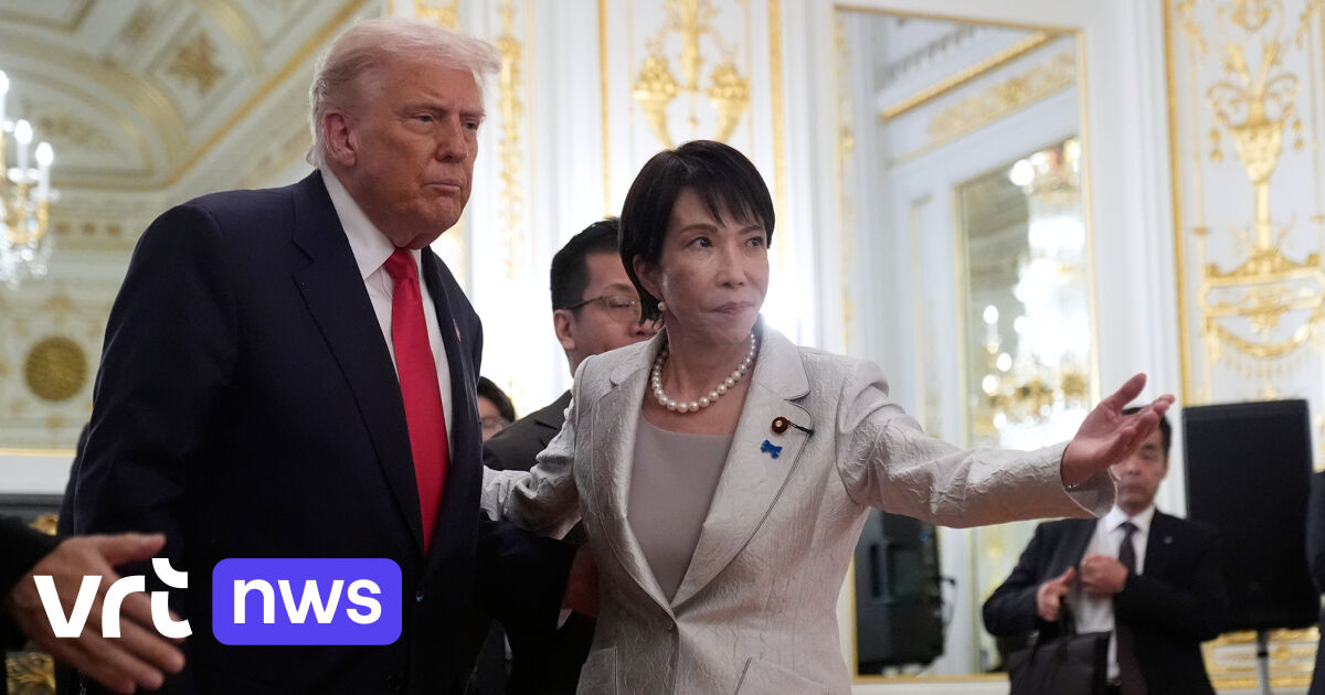 Handelsoorlog VS - Trump ontmoet de nieuwe premier van Japan: 