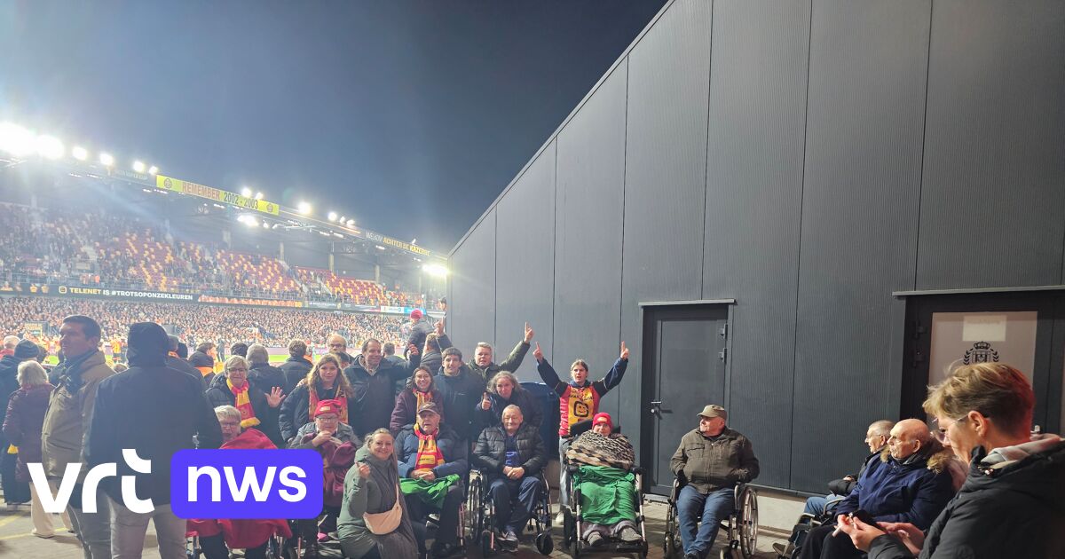 Wens van Jeanneke (94) vervuld: match van KV Mechelen beleven in stadion waar overleden man voetbald