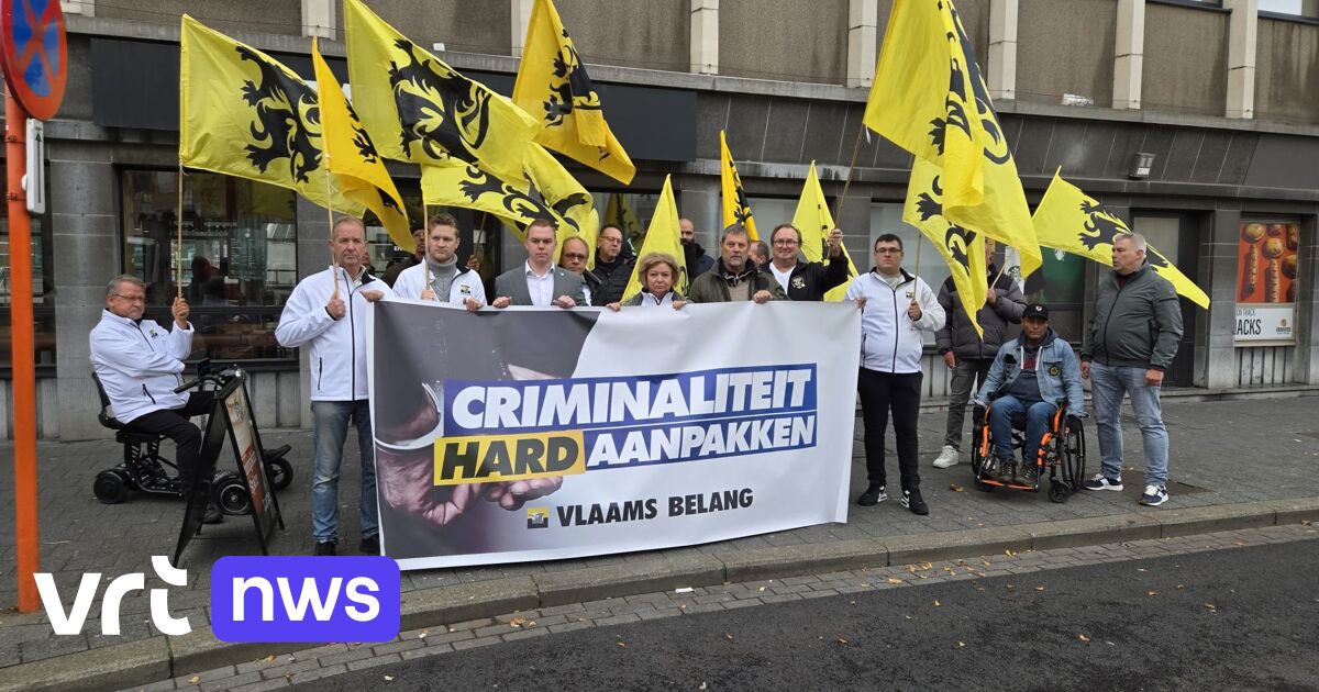 Vlaams Belang voert actie aan Hasselts station voor meer veiligheid, stad ontkent toename van crimin