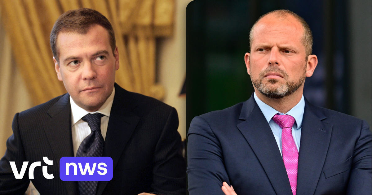 „Dummkopf“ vs. „Oberrüpel“: Verteidigungsminister Francken streitet mit Russlands Ex-Präsident Medwedew in sozialen Medien