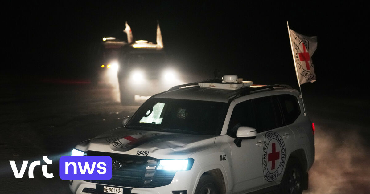 Staakt-het-vuren in Gaza - Hamas heeft lichamen van 3 Israëlische gijzelaars overhandigd aan Rode Kr