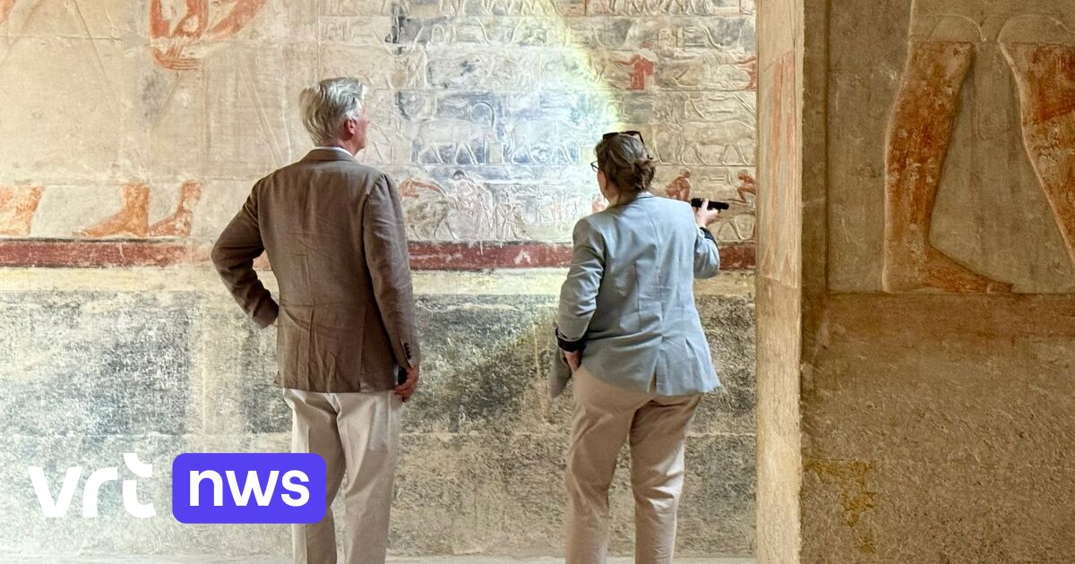 Sneak preview for King Filip at Grand Egyptian Museum (VIDEO)