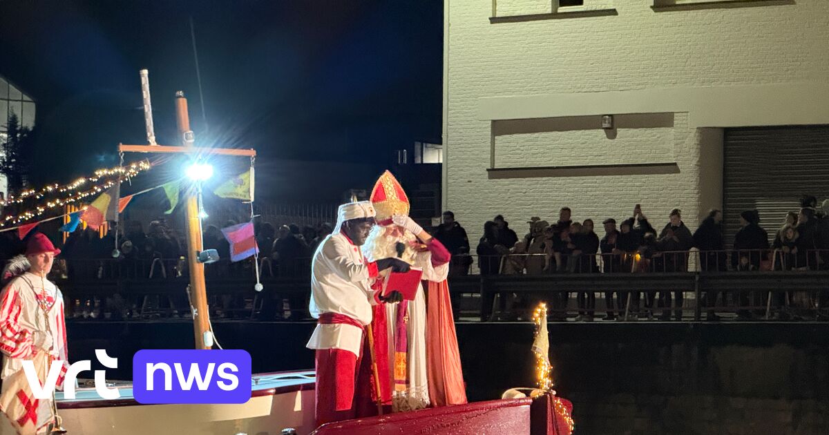 Sint-Maarten arriveert in Ieper: honderden kinderen trotseren regen voor feestelijke intrede