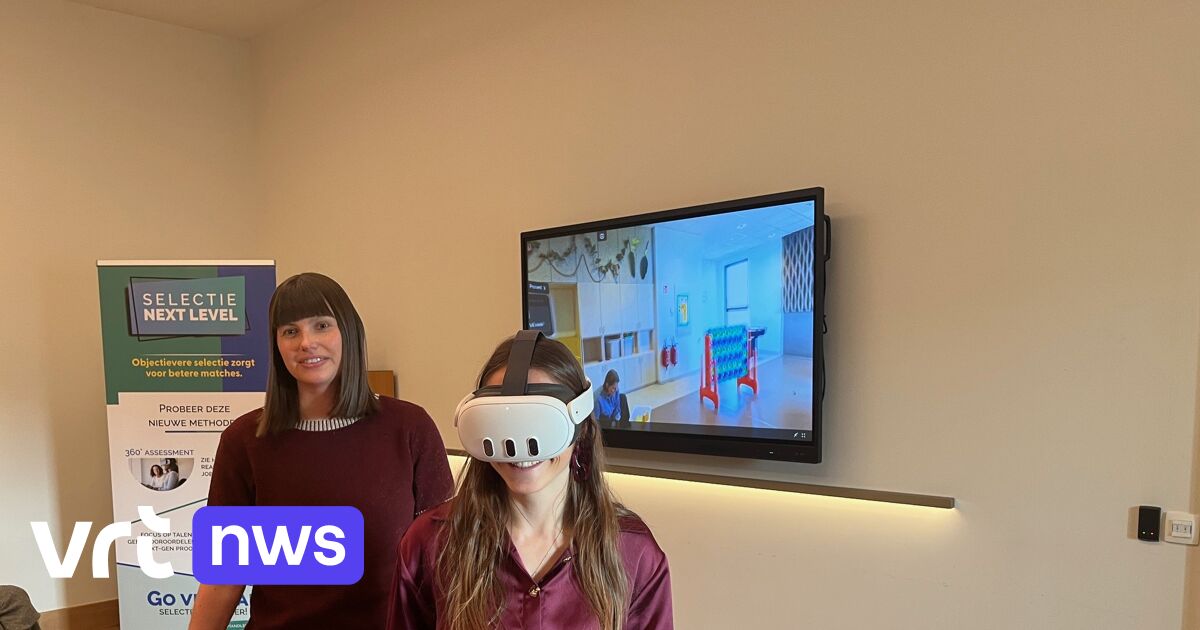 Stad Hasselt gebruikt Virtual Reality-bril bij sollicitanten voor kinderbegeleiding