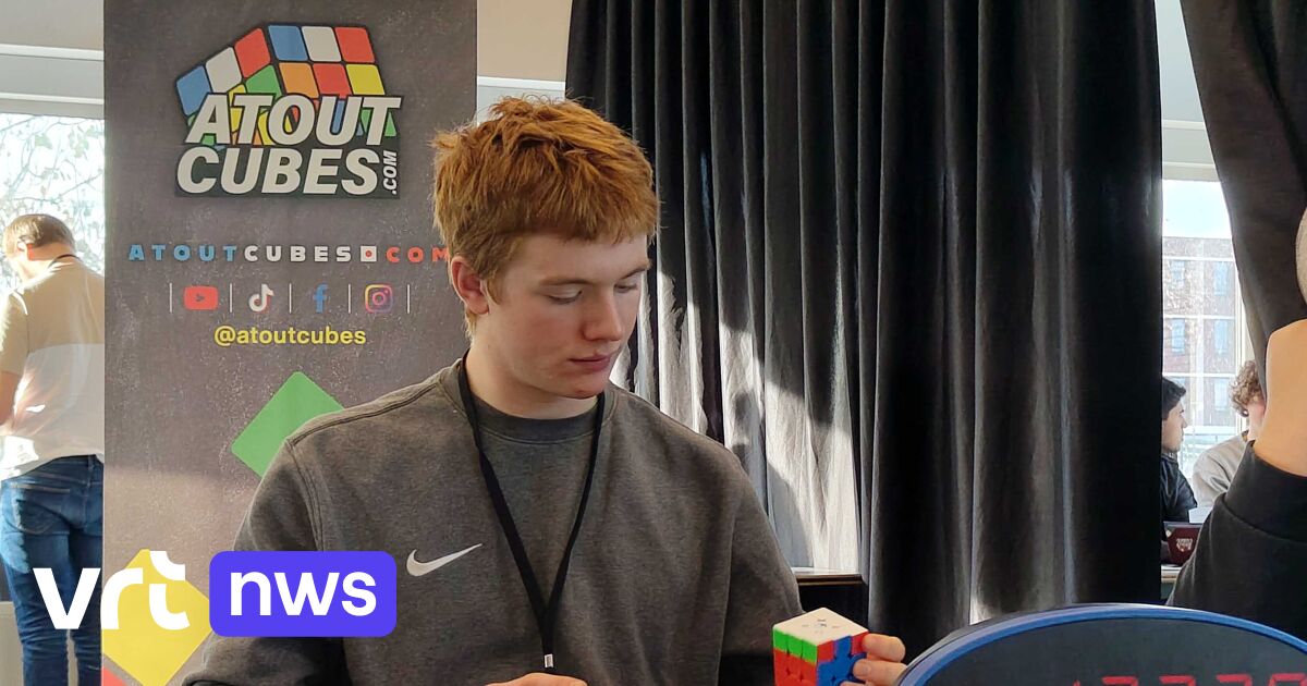 Recordaantal van 200 deelnemers voor Belgisch Kampioenschap Rubiks kubus in Hasselt