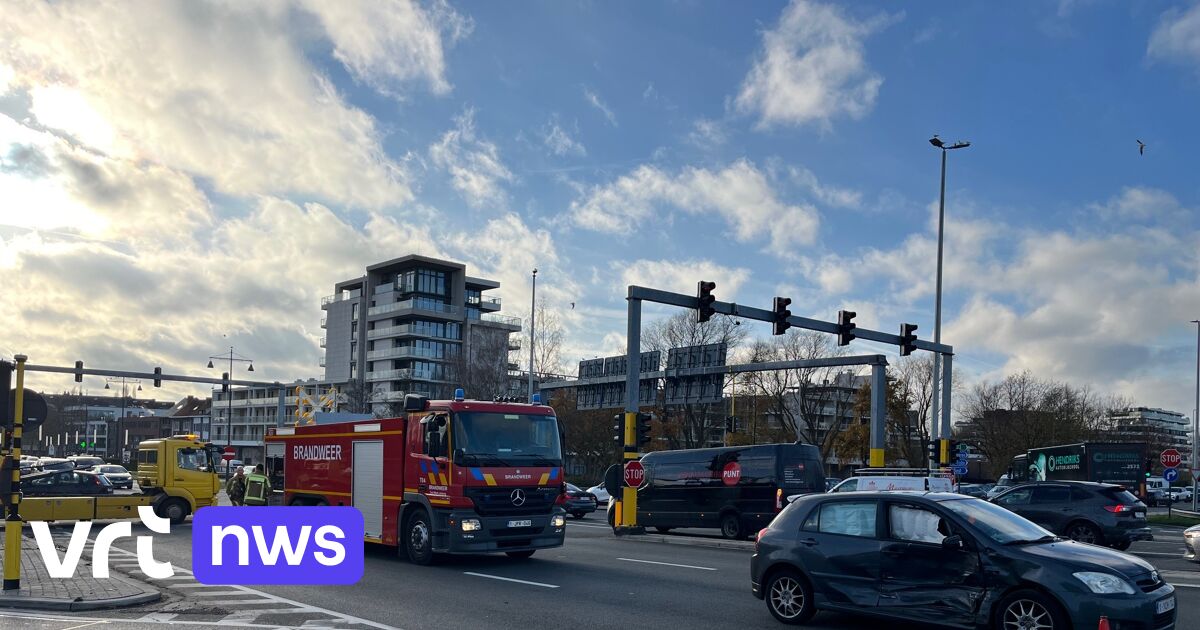 Grote hinder door ongeval op Kempische Steenweg in Hasselt