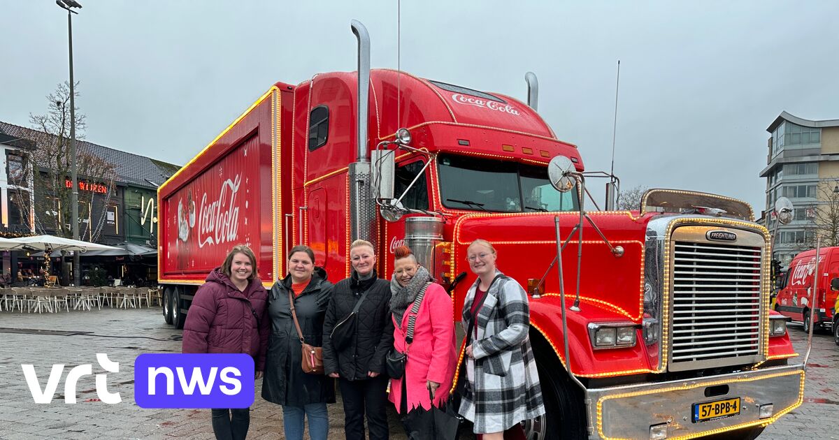 Iconische Coca-Cola kersttruck lokt superfans naar Hasselt: 