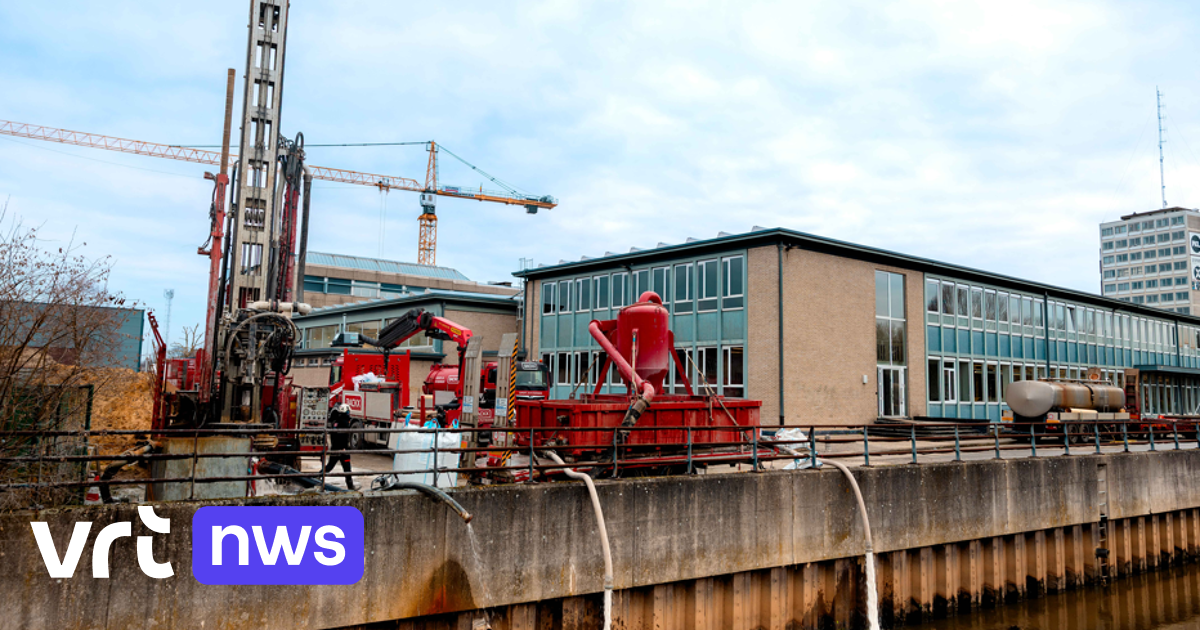 PXL Hasselt boort 235 meter diep voor ontwikkeling geothermisch warmtenet: om gebouwen duurzaam te v