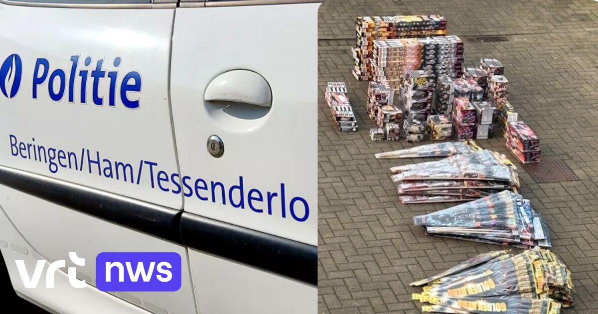 Politie Beringen-Ham-Tessenderlo neemt 142,5 kilogram illegaal vuurwerk in beslag