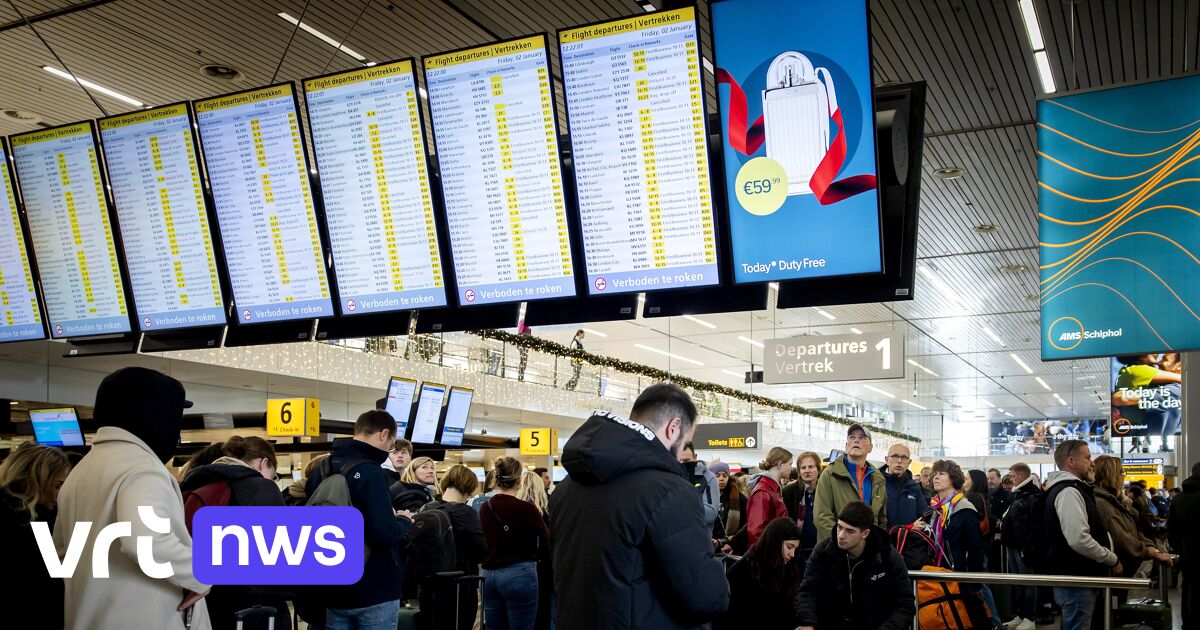 Schiphol schrapt honderden vluchten door winters weer, ook morgen verwacht luchthaven honderden annu