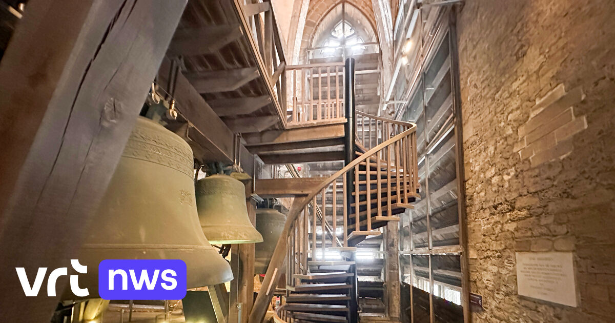 Beiaarden in Mechelse Sint-Romboutstoren vlotter bereikbaar dankzij gerestaureerde trap