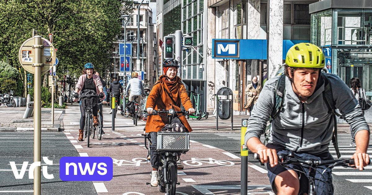 Record number of commuters in Brussels cycle to work | VRT NWS: news