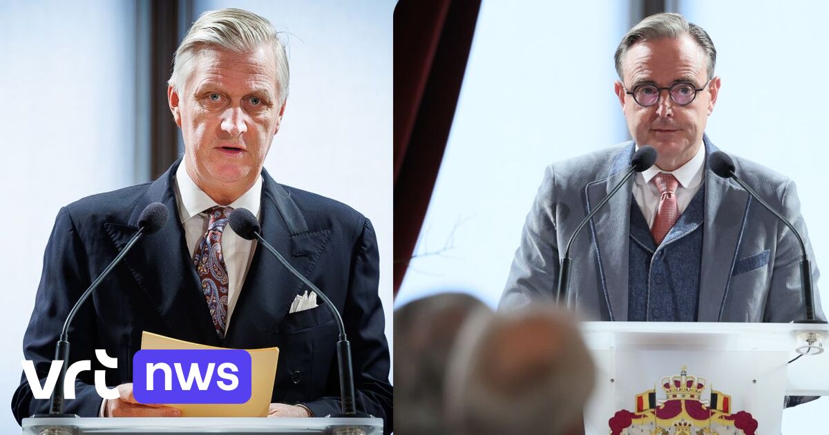 Von Arbeitslosigkeit über Brüssel bis zu den USA: König Philippe und Premierminister De Wever halten Neujahrsansprache im Königlichen Palast