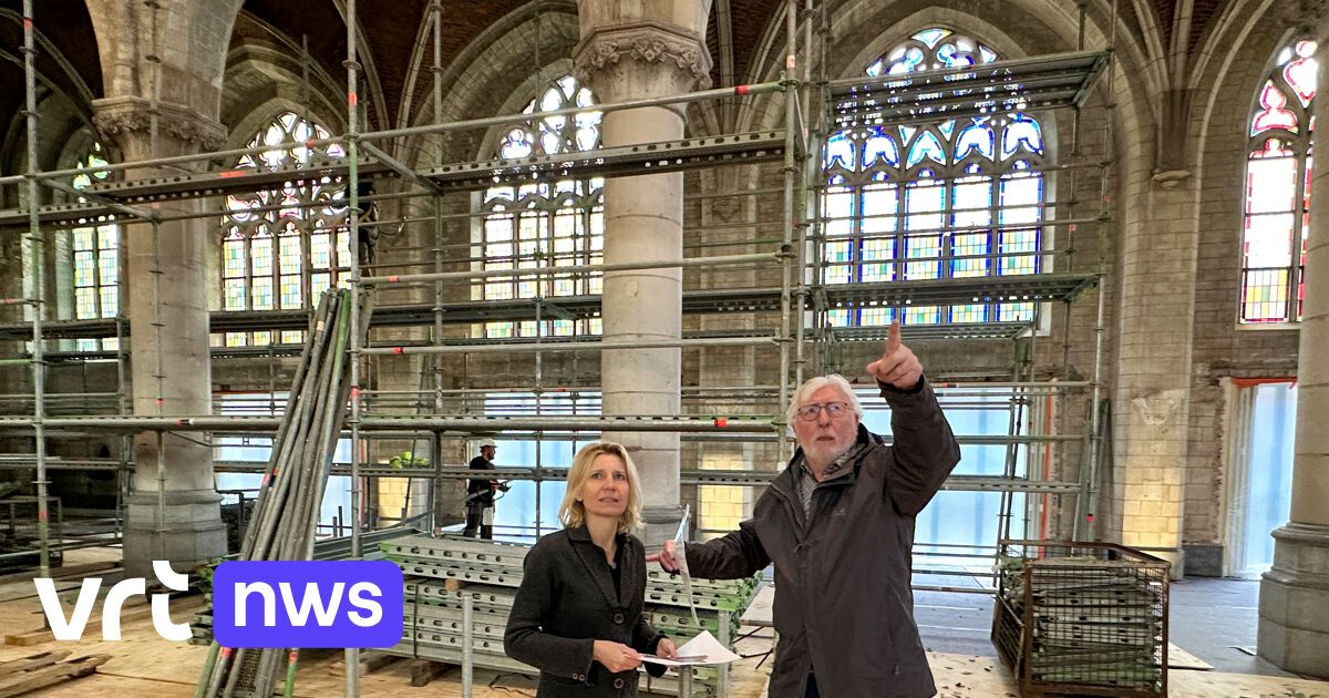 Na 10 jaar nadert einde restauratie Colomakerk in Mechelen: 