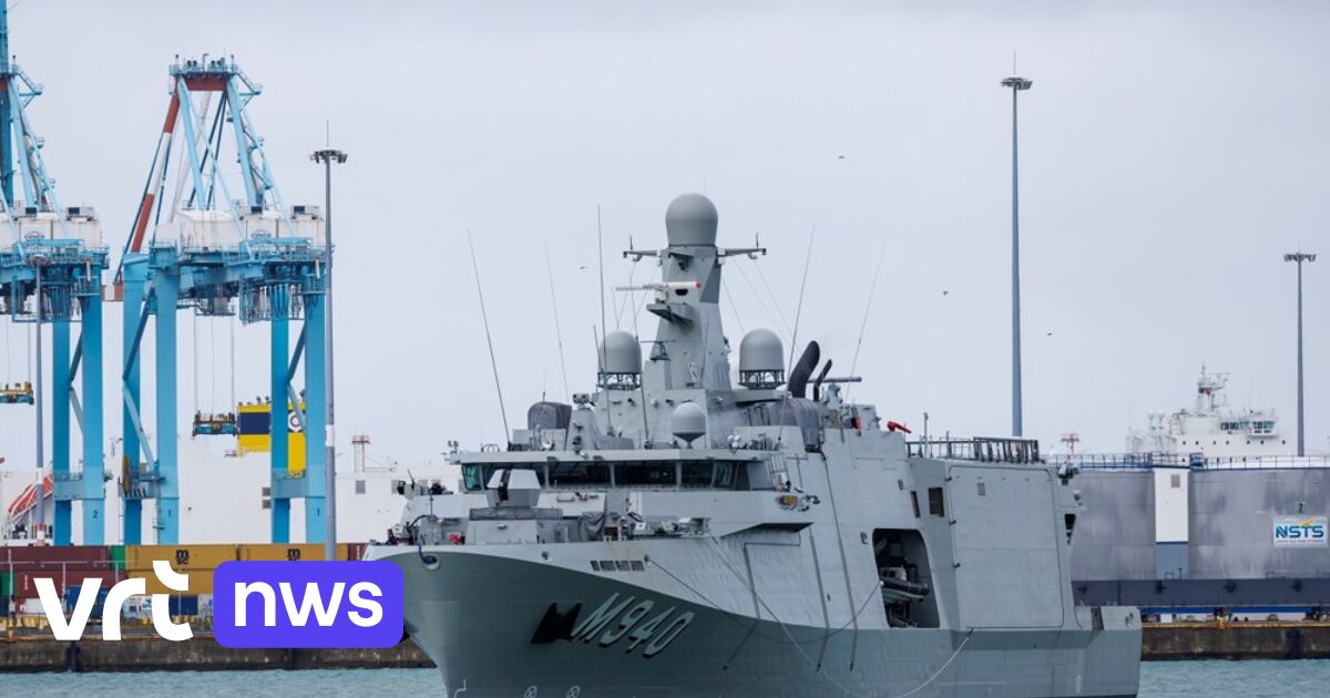 Eigenartiger Vorfall mit neuem Minensuchboot in Zeebrügge