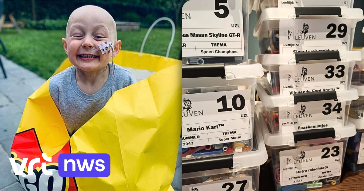 Ouders van overleden Lowie openen LEGO-bib in UZ Leuven: 