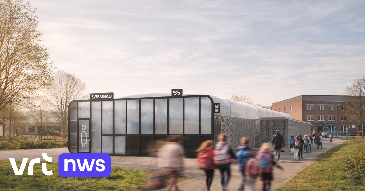 Mechelen plaatst 4 mobiele zwembaden om tekort aan zwemwater op te lossen: 