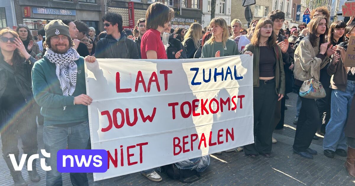 Studenten protesteren in Antwerpen en Gent