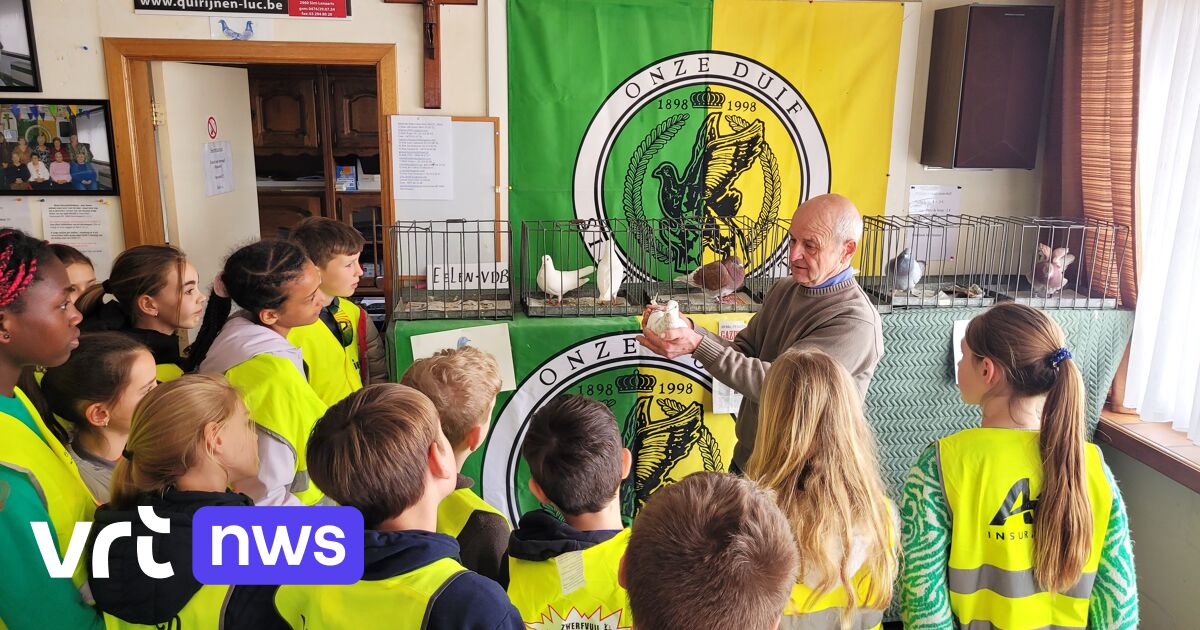 Belgian Dove Club Hosts Elementary School Visit