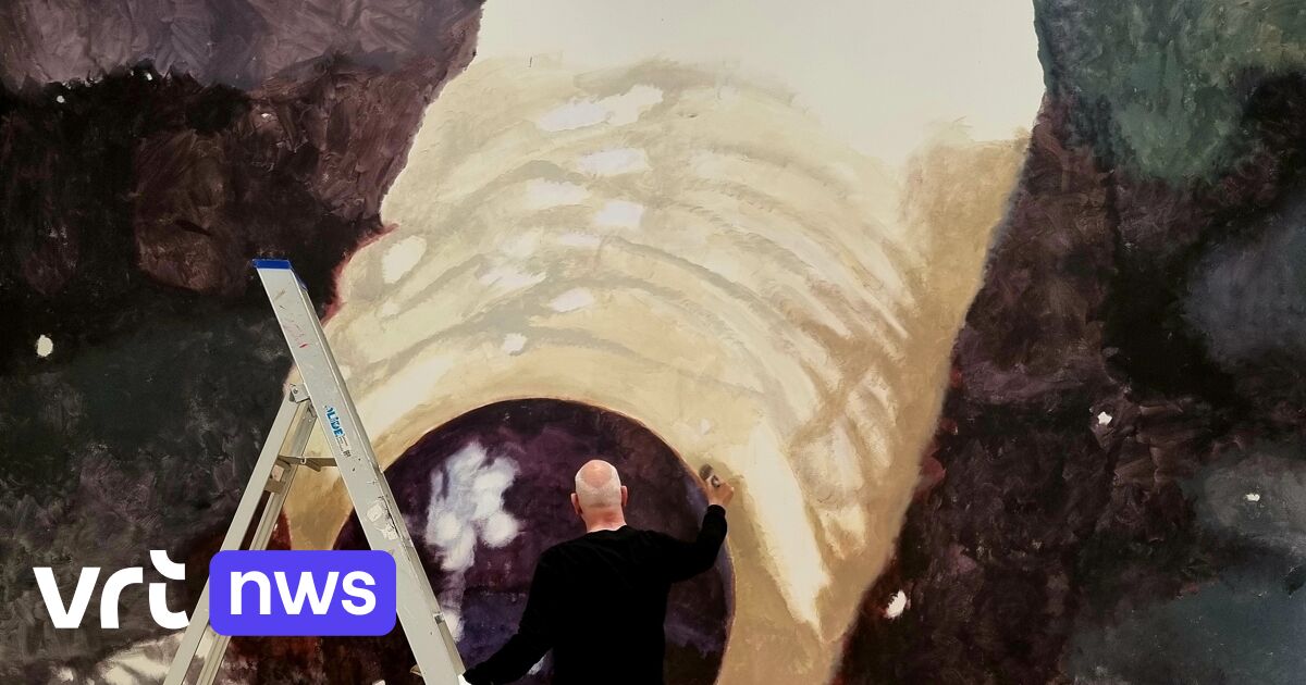 Leading Belgian artist Luc Tuymans paints ‘Giant Maggot’ against war and violence