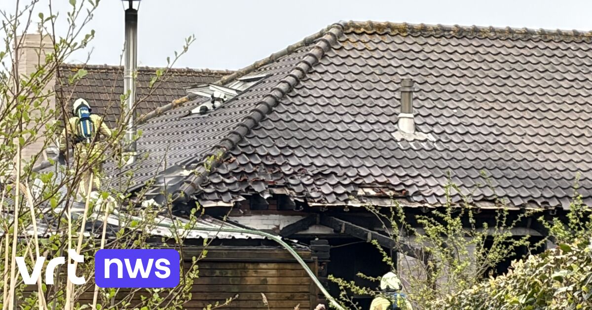 Woning in Lombardsijde tijdelijk onbewoonbaar na brand