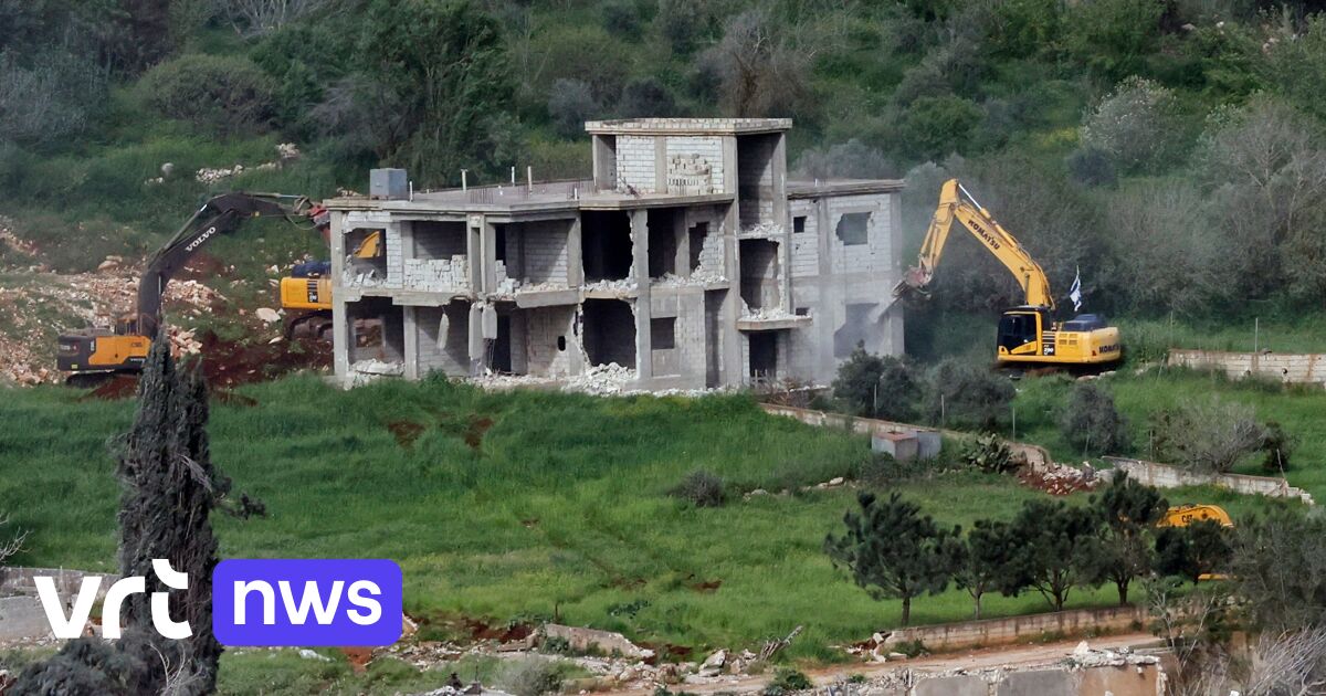 Israëlische leger sloopt ook tijdens staakt-het-vuren hele dorpen in Zuid-Libanon: 
