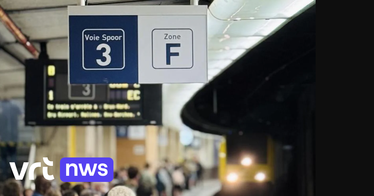 Trouver plus facilement la bonne voiture : la SNCB introduit des zones d’embarquement sur les quais