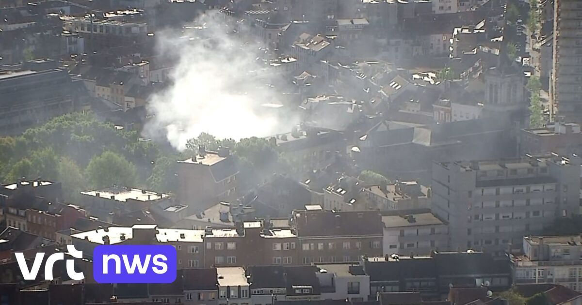 Woningbrand zorgt voor rookpluim in Sint-Joost: brandweer vraagt om ramen te sluiten