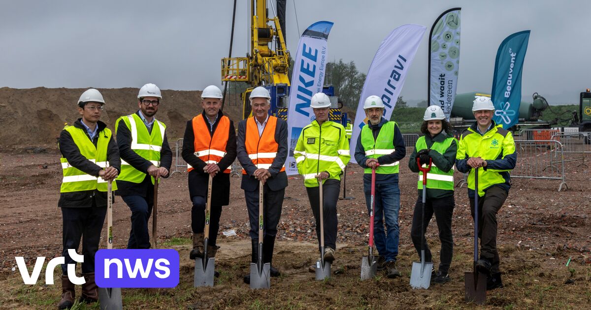 Nieuw park met stroom in Ruien