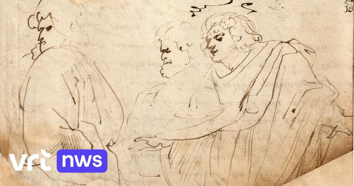 Das Rubens-Haus in Antwerpen zeigt einen seltenen Schatz: Eine Zeichnung mit einem Brief auf der Rückseite