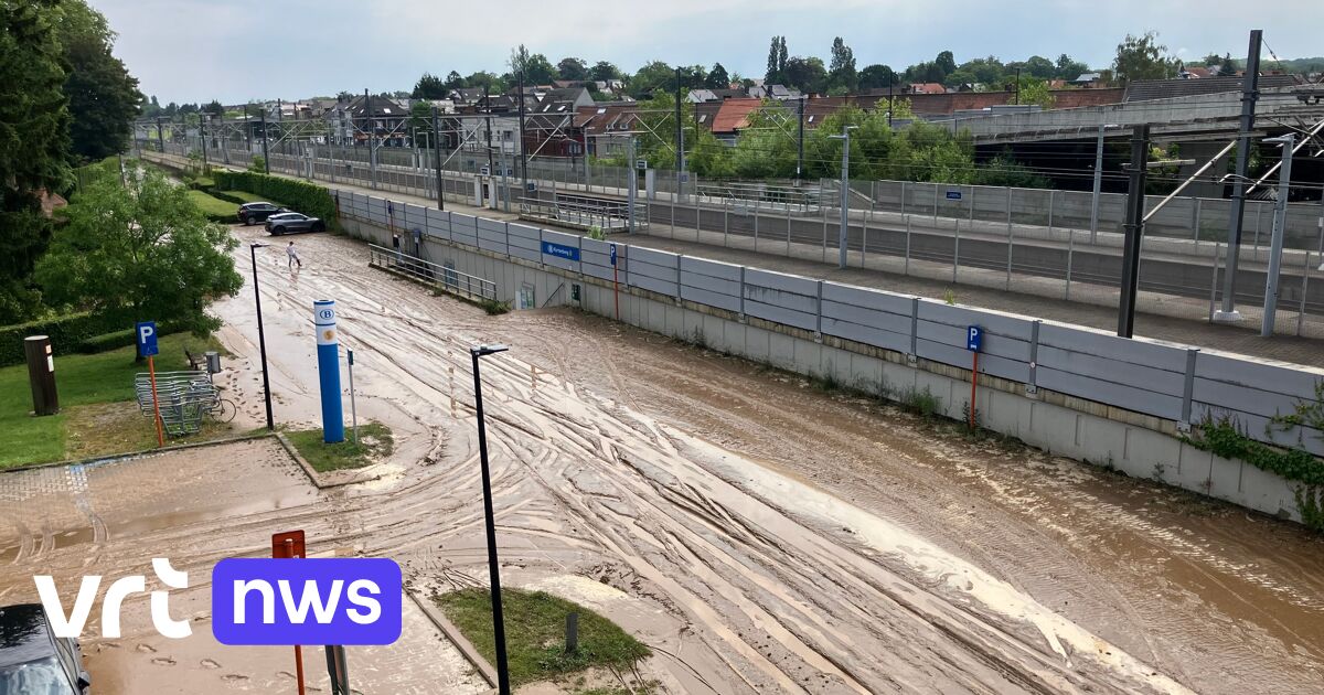 Hevig onweer zorgt voor problemen in het centrum