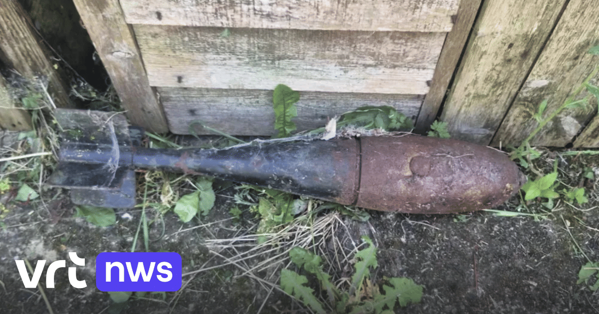 Vrouw heeft heel lang een bom in haar tuin