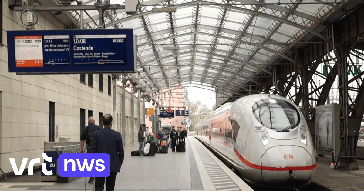 Nach 25 Jahren ist wieder ein Schnellzug von Köln nach Ostende gefahren