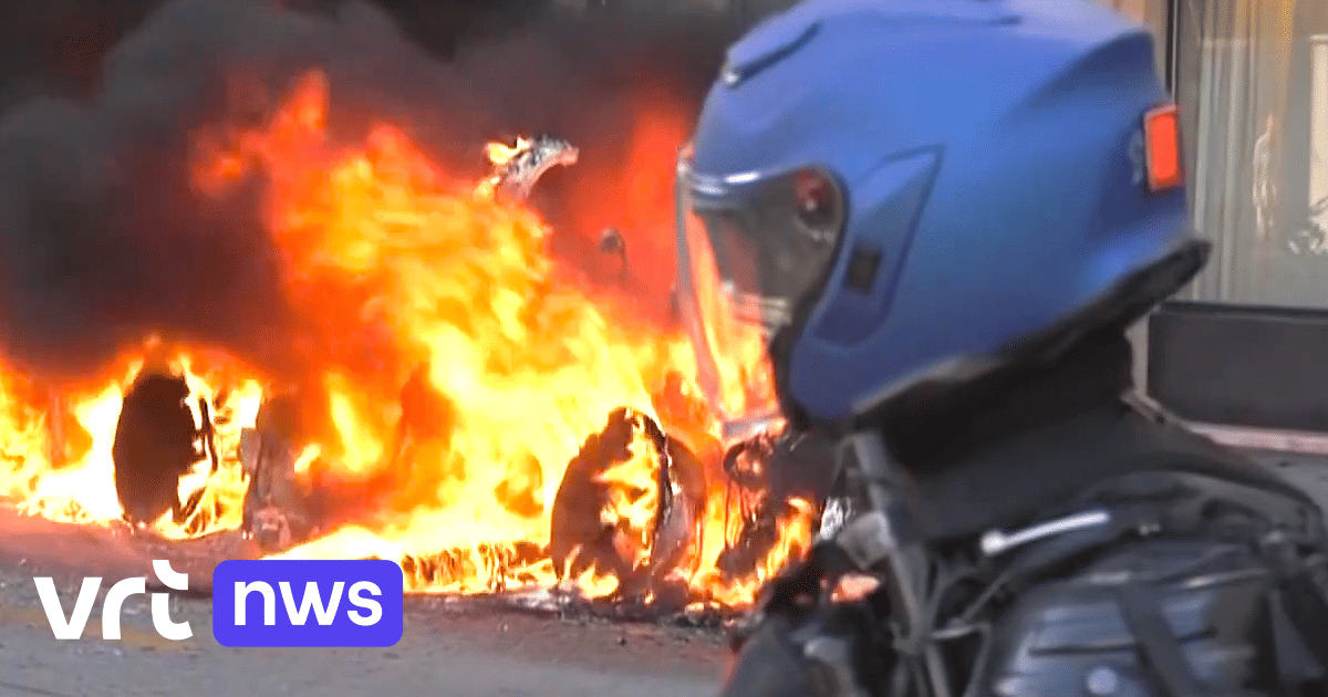 Clashes tussen politie en enkele deelnemers betoging tegen G7 in Genève