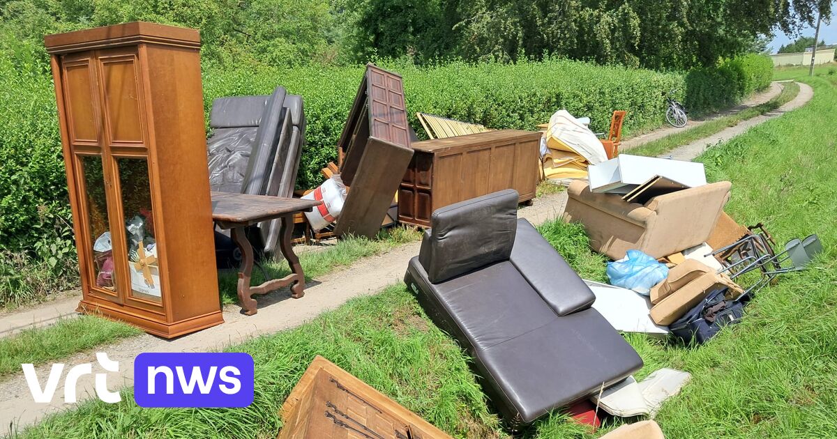 Documenten in achtergelaten meubels leiden politie naar verdachte van sluikstort in Kampenhout