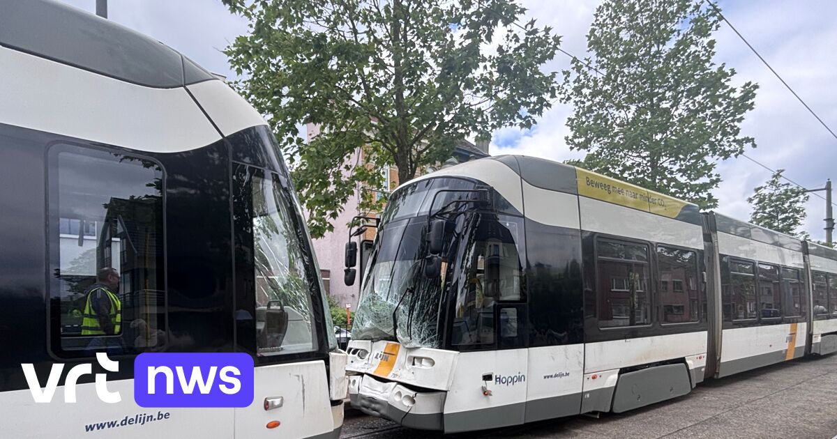 2 zwaargewonden en 7 lichtgewonden bij aanrijding tussen 2 trams in Mortsel