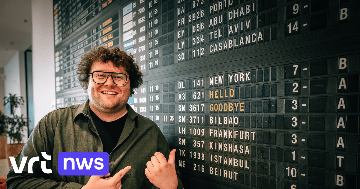 Manu Van Acker blaast tv-programma 'Hello goodbye' nieuw leven in op Brussels Airport