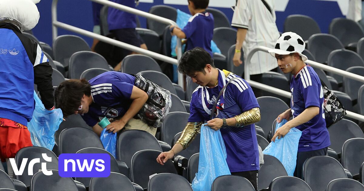 "Ruim thuis ook eens op": vrouwen hekelen lof voor (vooral mannelijke) supporters die na WK-wedstrijd tribunes opruimen