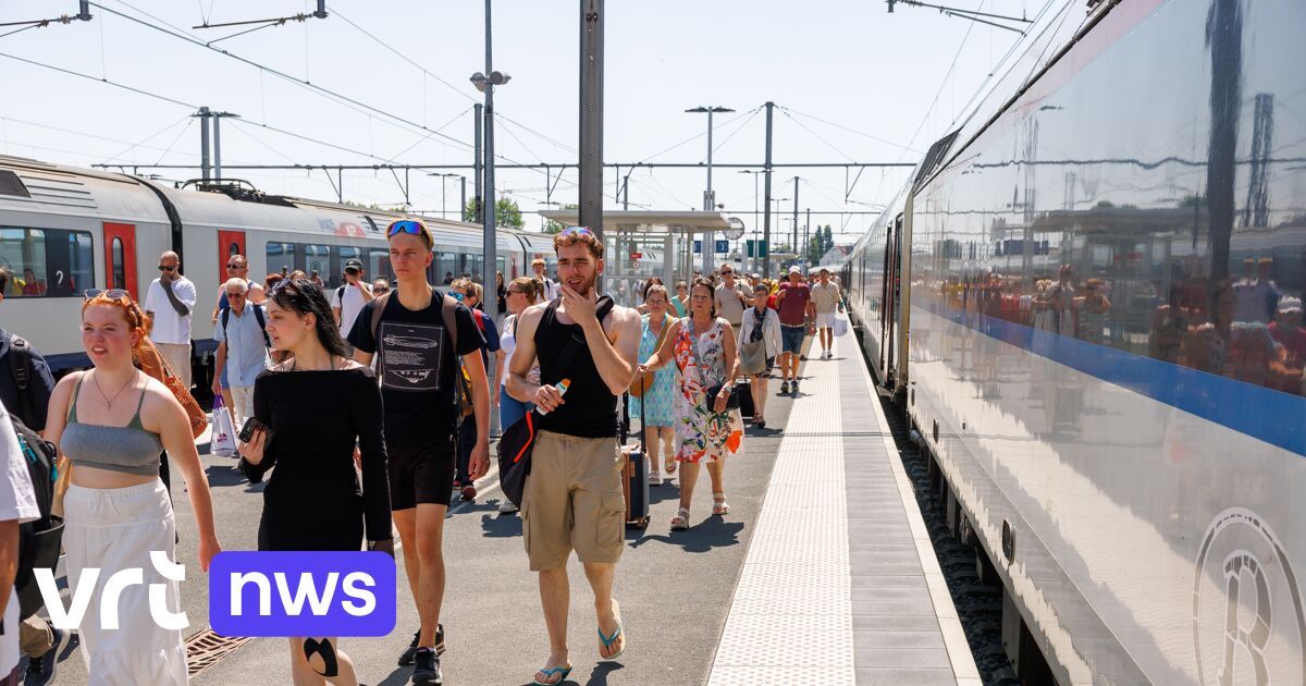 NMBS zet extra kusttreinen in door aanhoudend warm weer: "Vermijd de spits tussen 11 en 14u"