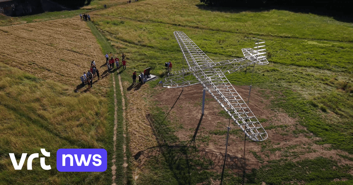 Fort Eben-Emael komt met levensgroot replica van Duits zweefvliegtuig uit WO II, gemaakt door scholi