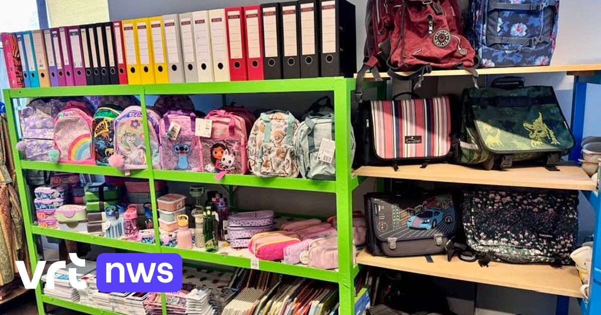 Bestolen geefwinkel in Zwijndrecht krijgt massaal veel schoolgerief voor mensen in armoede