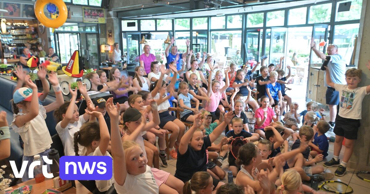 Hamont Tennis Club supportert massaal voor Elise Mertens in kwartfinale op Wimbledon: 